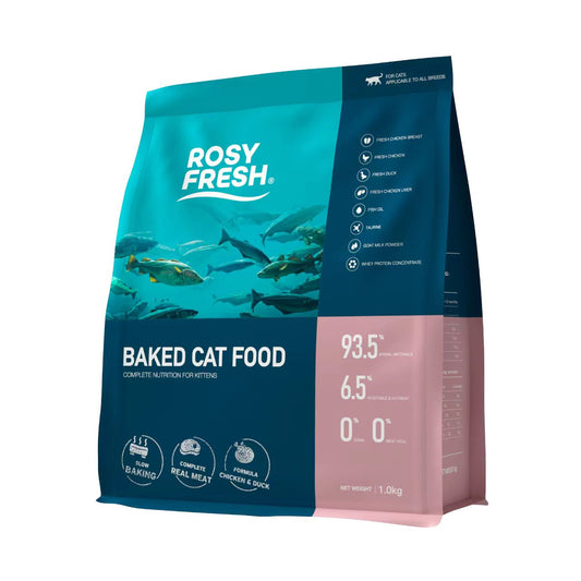 Rosy Fresh Low Temperature Baking Full Price Kittens Cat Food Cat  鲜朗低温烘焙猫粮全价幼猫专用