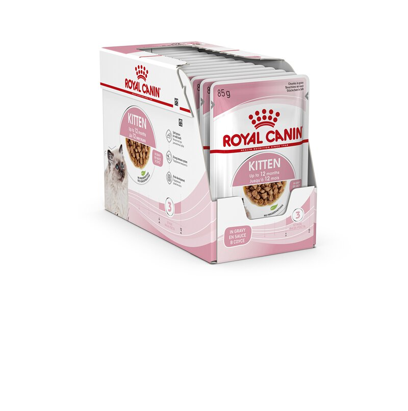 Royal Canin Pouch Wet Food Pouch Instinctive Intense Beauty Kitten RC Makanan Kucing Royal Canin Cat Pouch 85g皇家奶糕餐包湿粮12个月以下