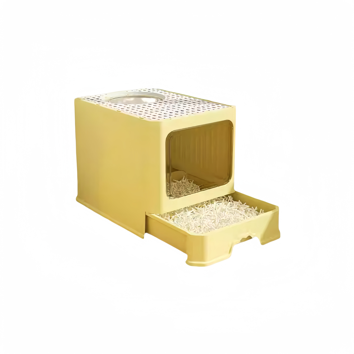 Extra Large Cat Litter Box,Foldable cat toilet,Enclosed Litter Basin Large Litter Pan Anti Splash Cat Toilet Litter Box封闭式猫砂盆