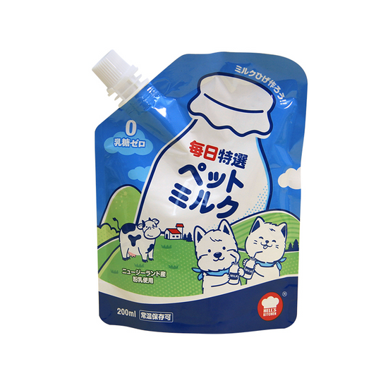 【READY-STOCK】Hell's Kitchen Pet Milk 200ml 0% No LACTOSE 🐱&🐶【现货】地狱厨房牛乳 猫猫狗狗牛奶 宠物牛奶0%无乳糖