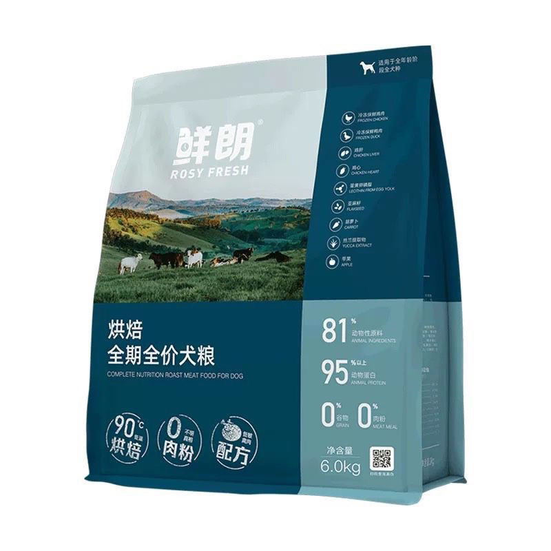 ROSY FRESH DOG FOOD 鲜朗烘培全期全价犬粮 400g/1.6kg/2kg/6kg