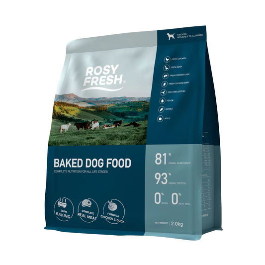 ROSY FRESH DOG FOOD 鲜朗烘培全期全价犬粮 400g/1.6kg/2kg/6kg