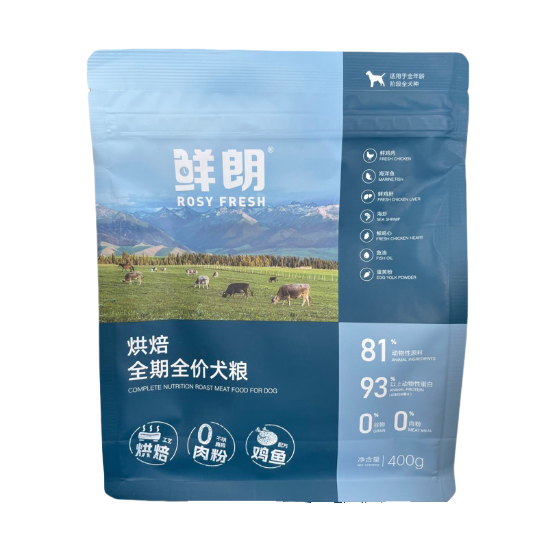 ROSY FRESH DOG FOOD 鲜朗烘培全期全价犬粮 400g/1.6kg/2kg/6kg